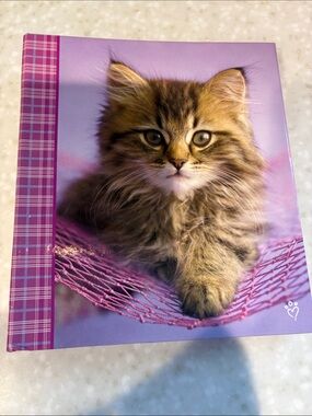 Purple Kitten Address Book